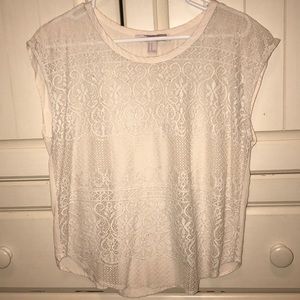 Light-pink flowy shirt